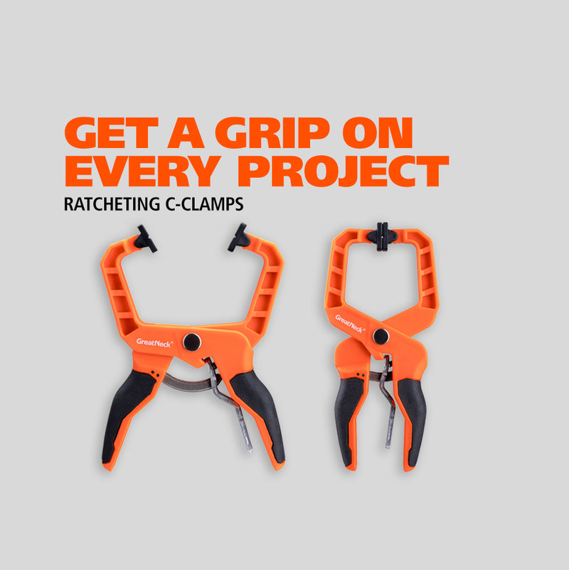 Ratcheting C-Clamps
