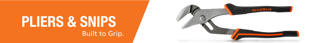 Pliers and Snips. Built to Grip.
