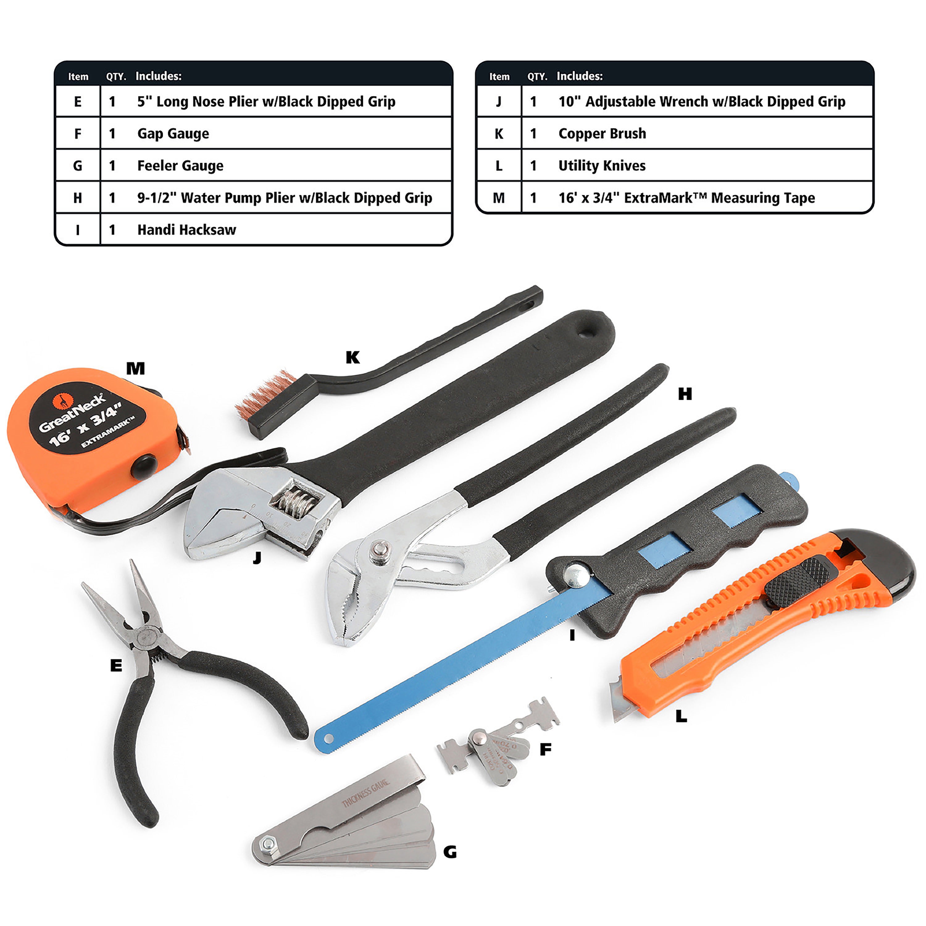 GreatNeck MS125 125 Pc Mariner's Tool Set – GreatNeckTools