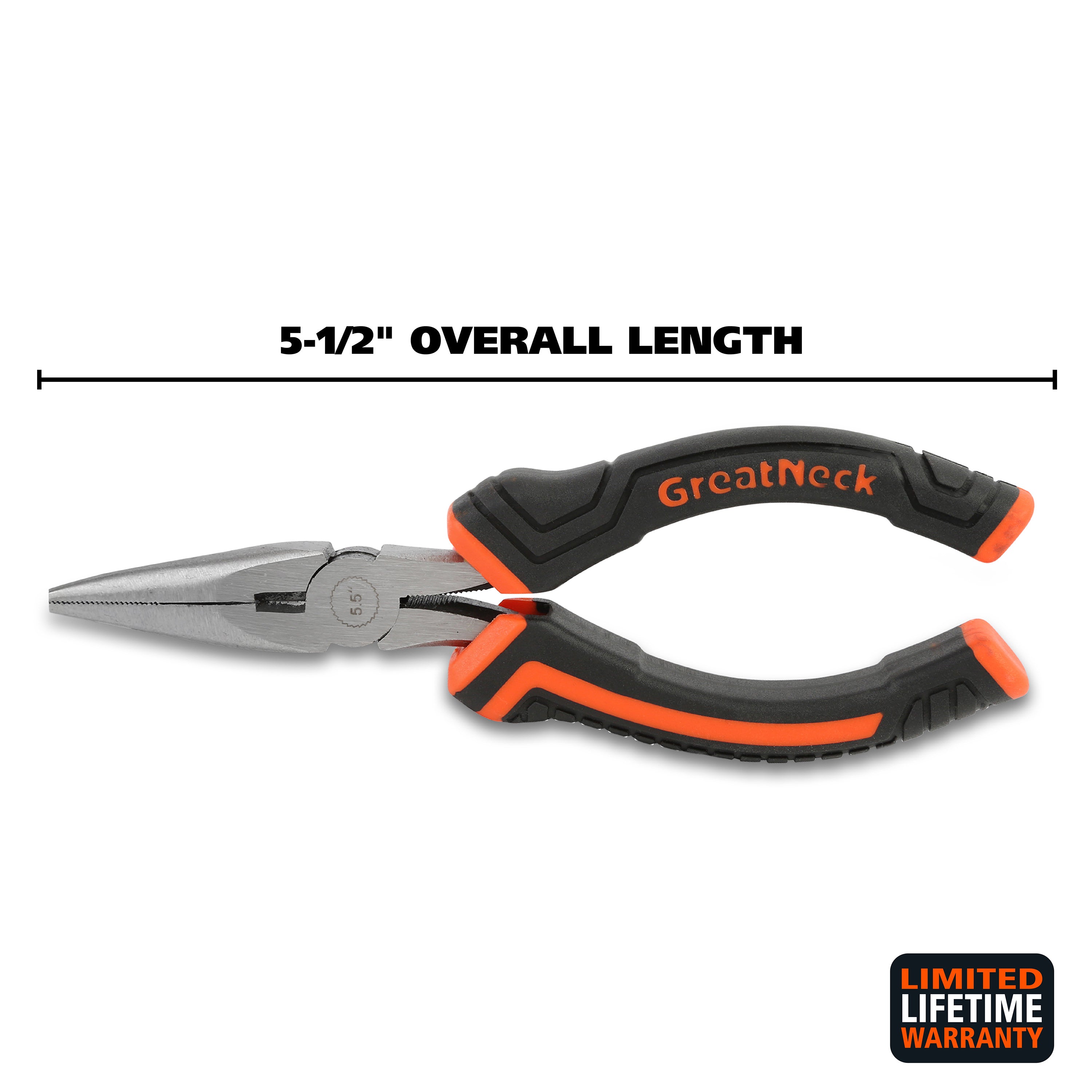 GreatNeck LN55C Long Nose Pliers (5-1/2 Inch) – GreatNeckTools