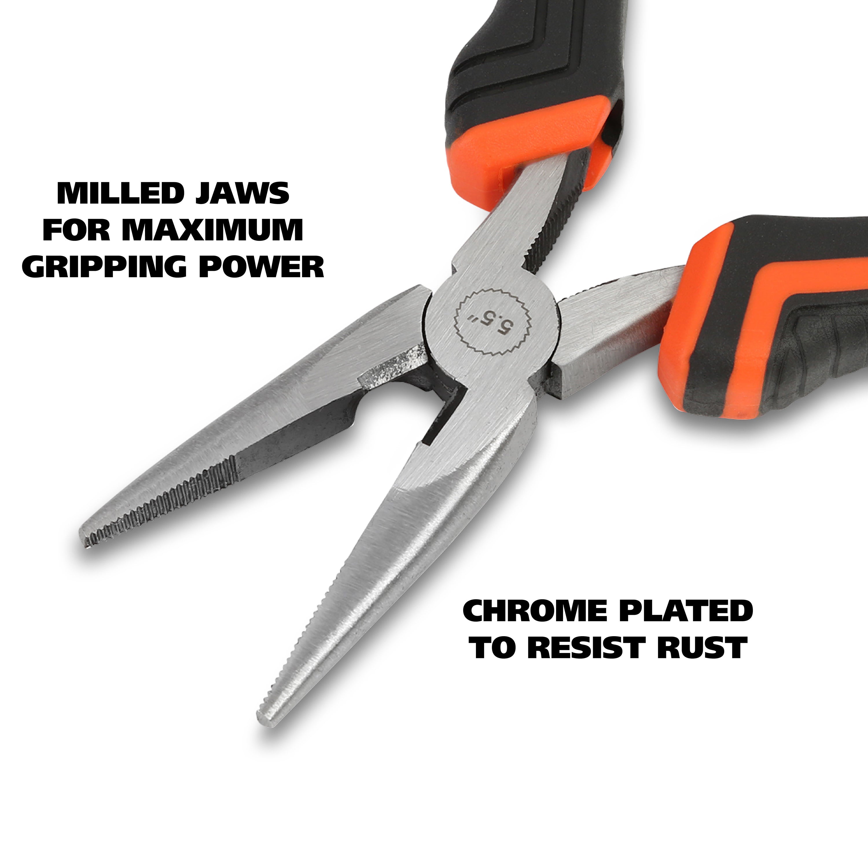 GreatNeck LN55C Long Nose Pliers (5-1/2 Inch) – GreatNeckTools