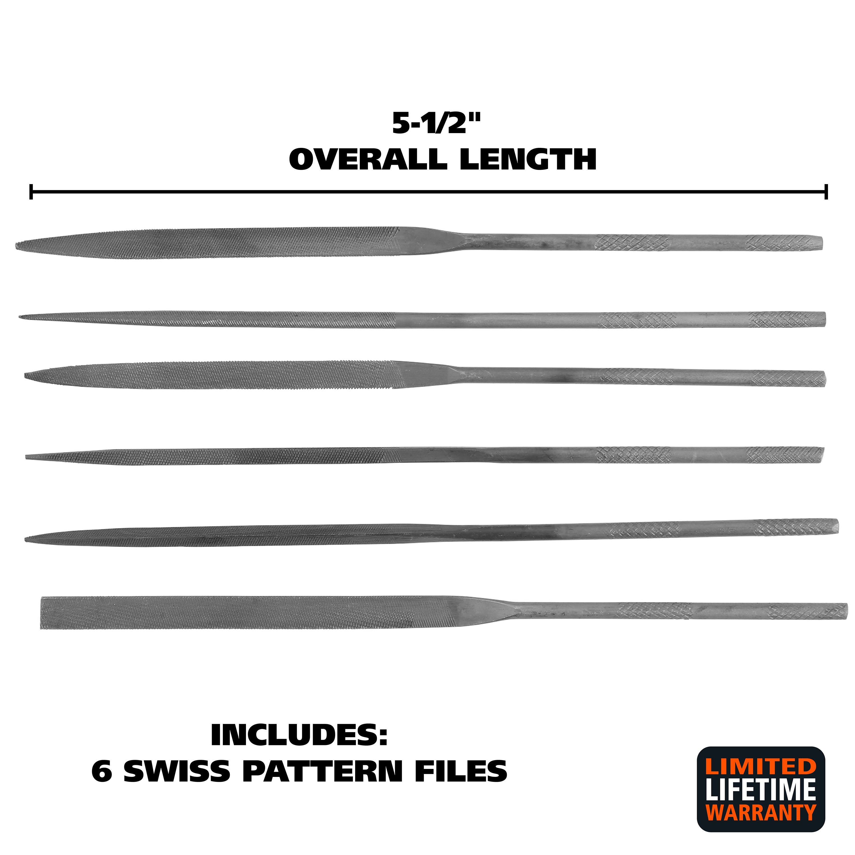 GreatNeck NF6C Needle File Set (6 Piece) – GreatNeckTools
