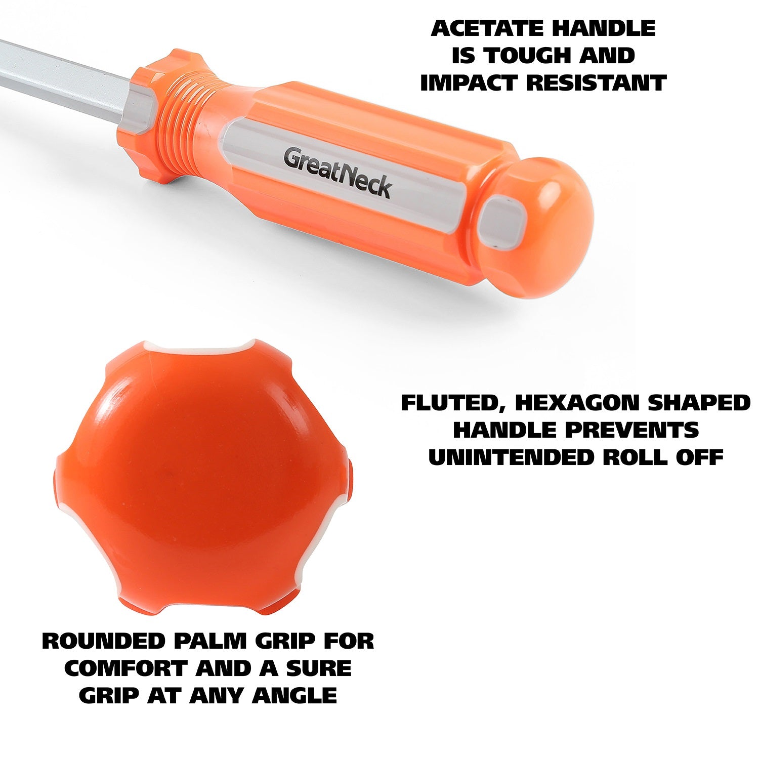 GreatNeck 73123 #2 x 6 Inch Phillips Square Shank Screwdriver