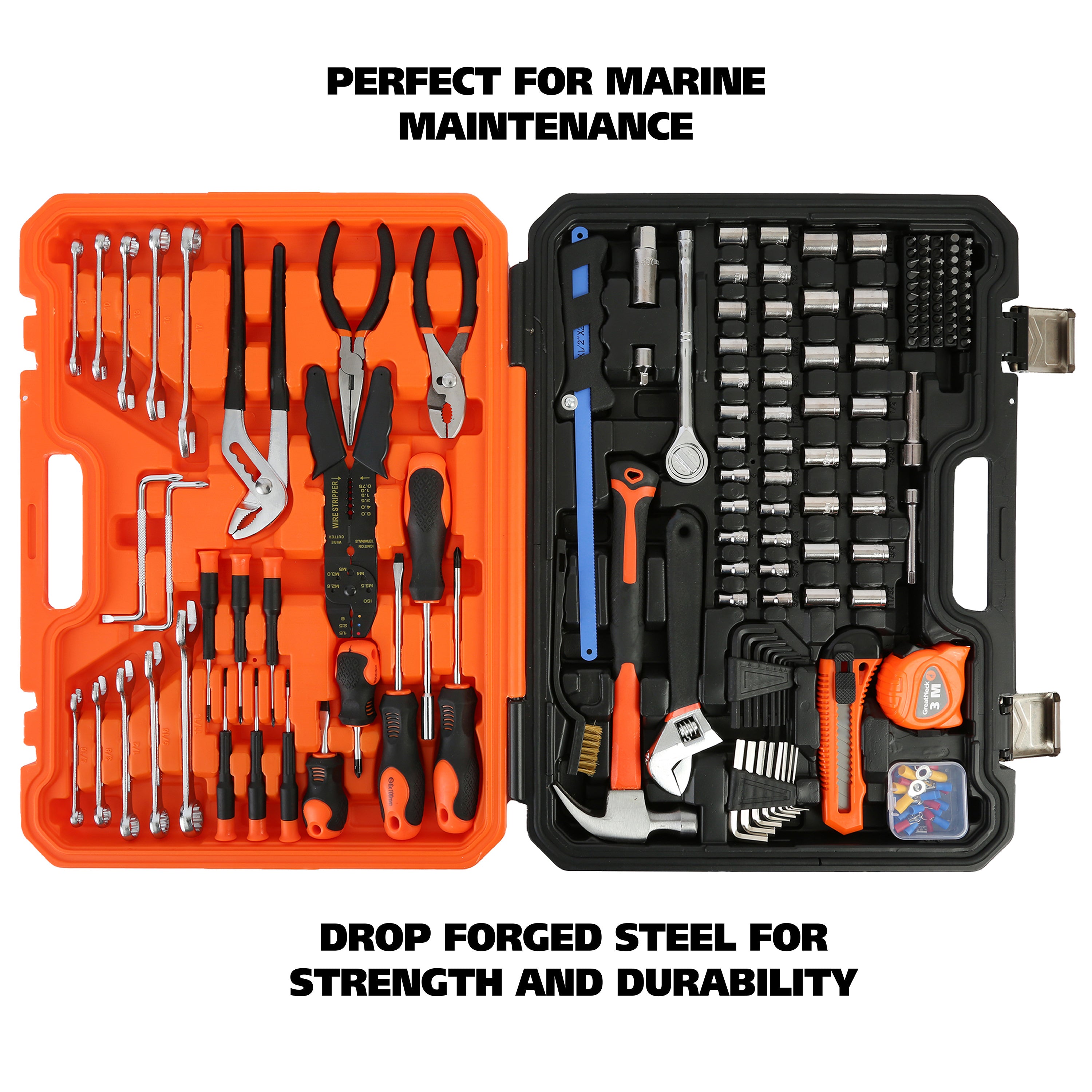 GreatNeck MS191 Mariner's Tool Set (191 Piece) – GreatNeckTools