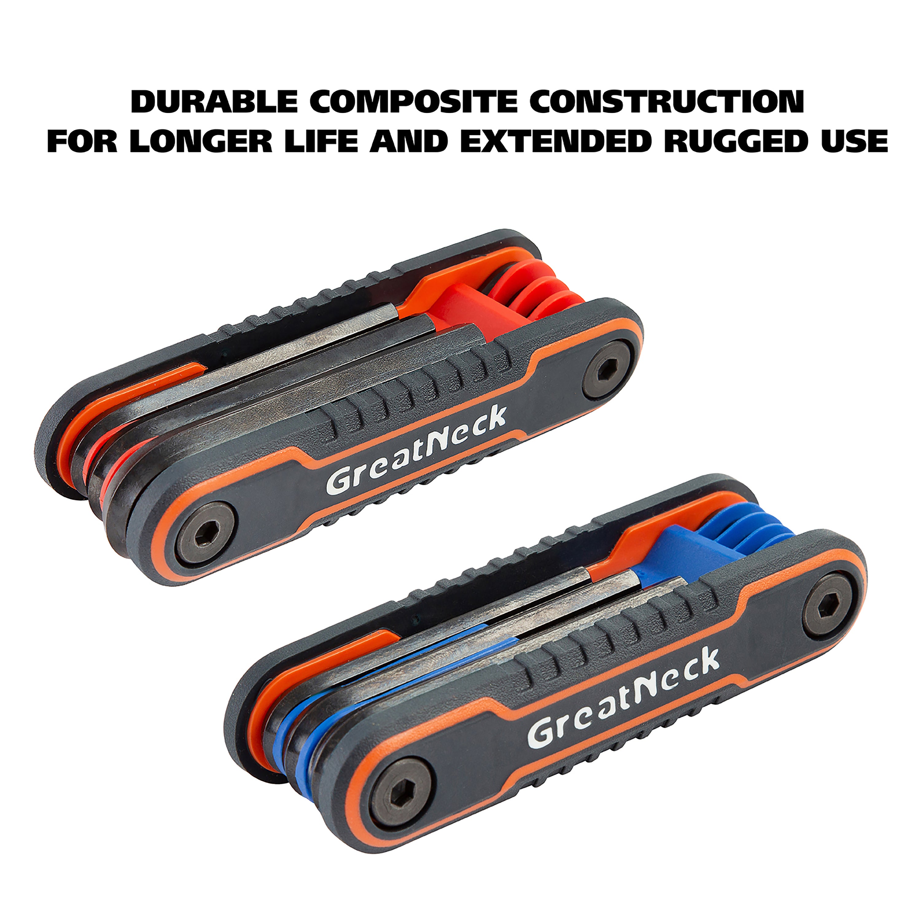 GreatNeck 74205 2-Piece Folding Hex Key Set – GreatNeckTools